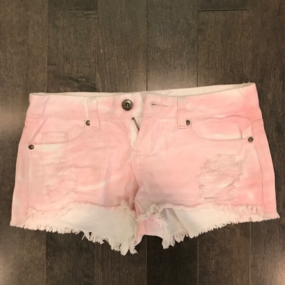 Blank NYC Shorts Blank Nyc Low Rise Pink Jean Shorts Poshmark