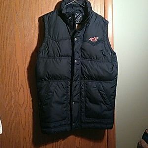 Hollister zip up vest