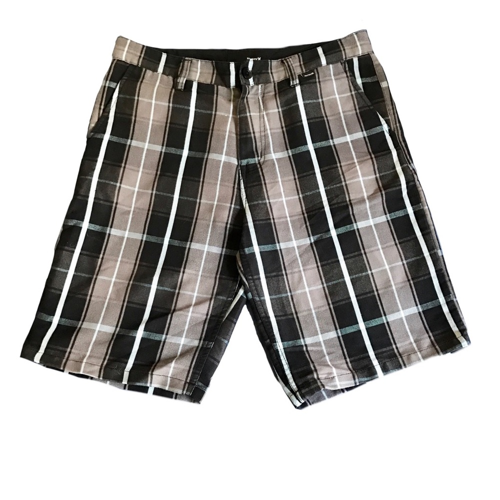 Hurley brand plaid shorts