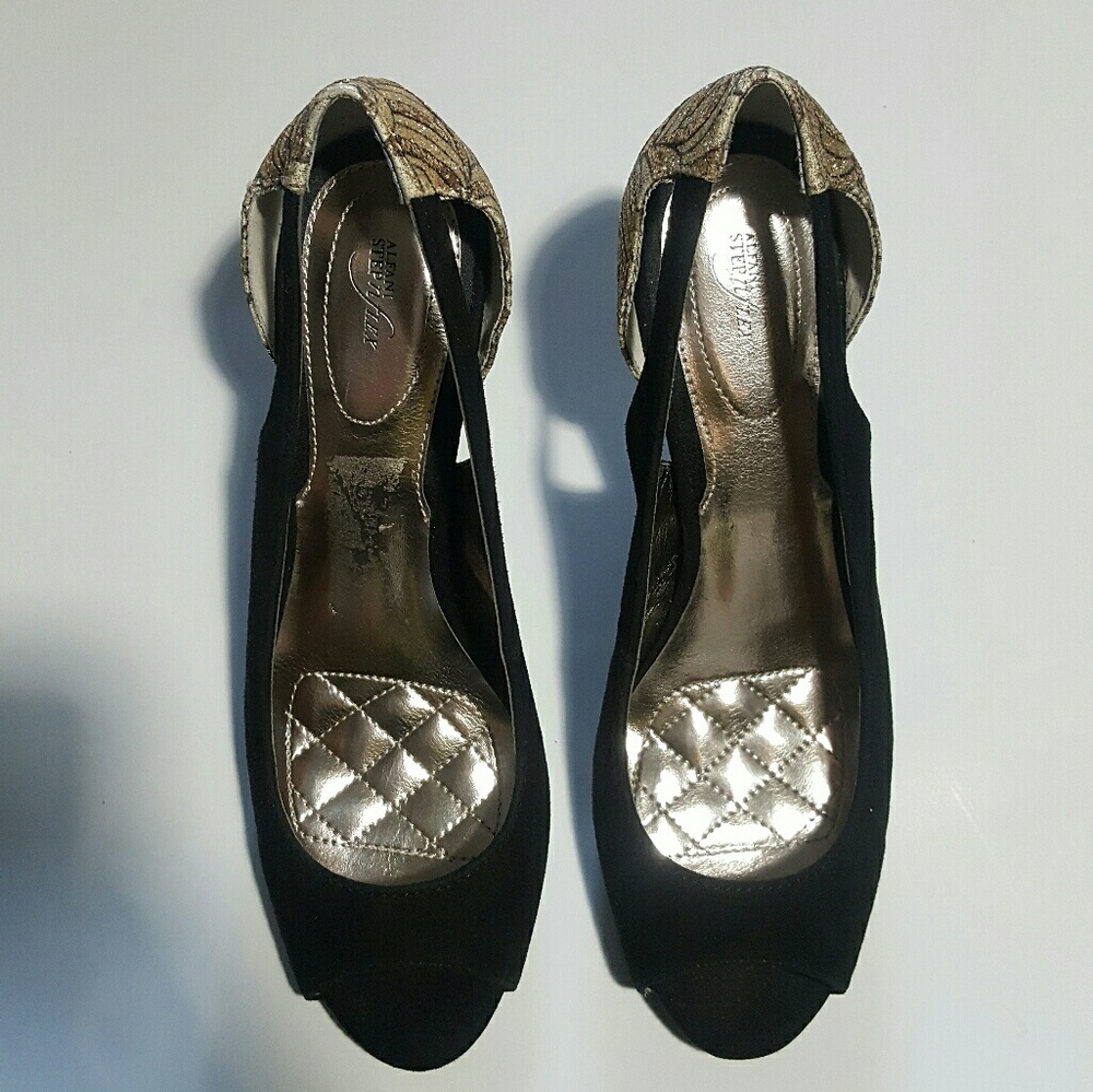 ALFANI STEP n FLEX OPEN TOE PUMPS