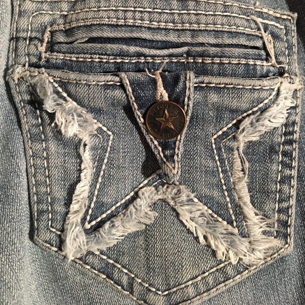 🌟PEOPLE'S LIBERATION🌟 CROP JEANS👖 SZ 7/8