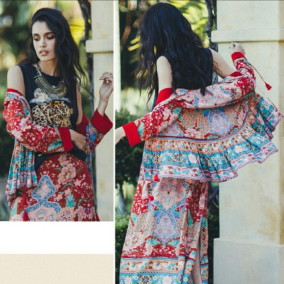 New spell lotus jacket ruby designs gypsy peacock - Picture 2 of 8