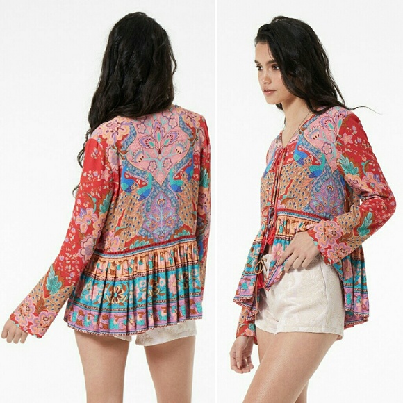 New spell lotus jacket ruby designs gypsy peacock - Picture 3 of 8