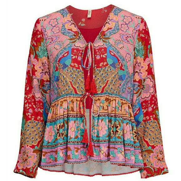 New spell lotus jacket ruby designs gypsy peacock - Picture 4 of 8