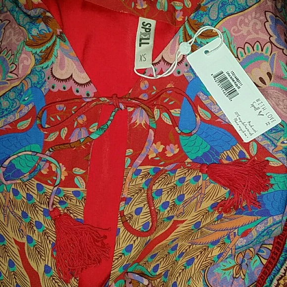 New spell lotus jacket ruby designs gypsy peacock - Picture 6 of 8