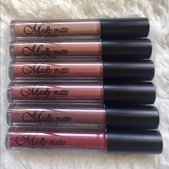 New six piece lipgloss set tan brown matte - Picture 2 of 4