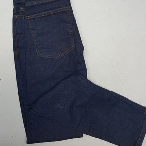 Stretch denim pencil pants