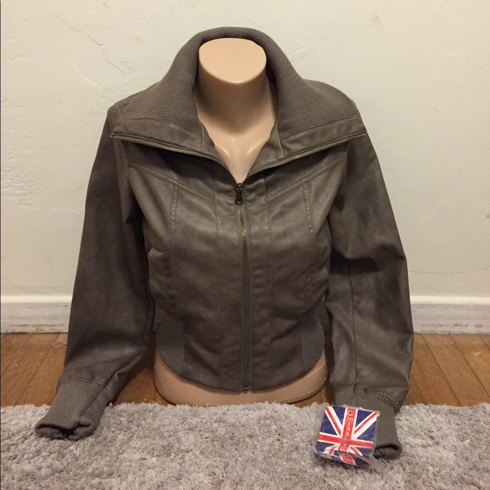 SOLD Leather jacket NWT