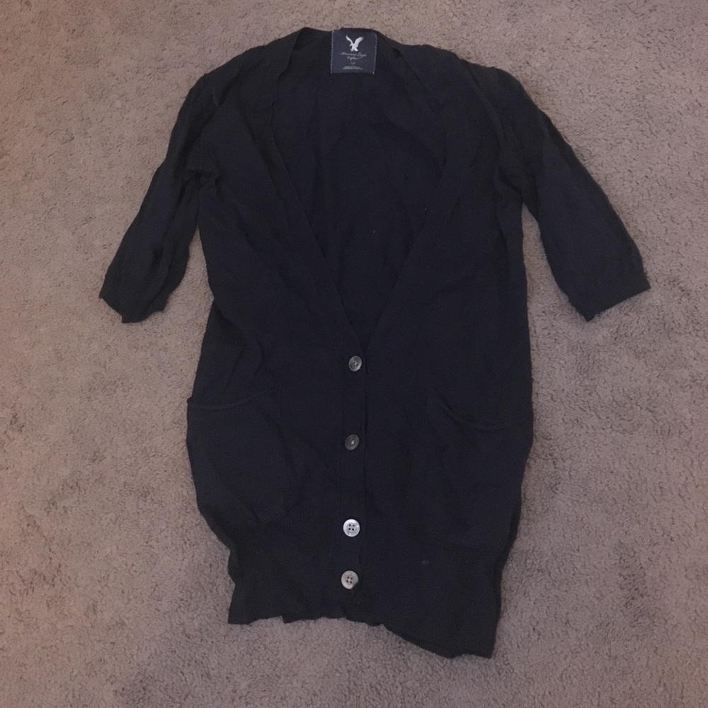 Navy blue cardigan