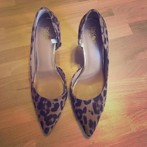 Leopard print heels