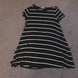 Black and white tunic