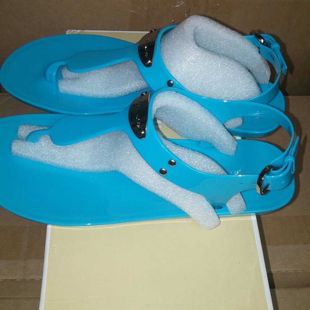 Michael Michael Kors Plate Jelly Sandals