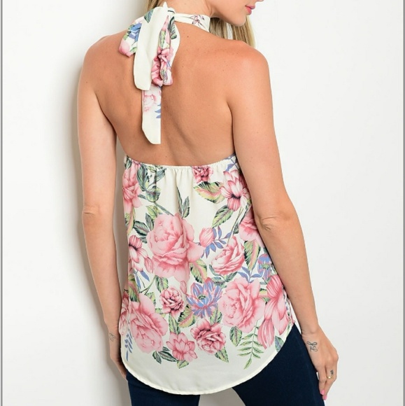 2 LEFT - Ivy Rose Halter Top - Picture 2 of 7