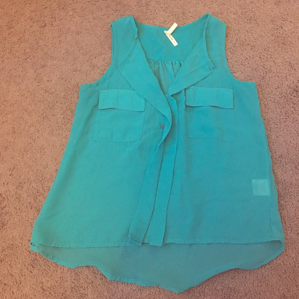 Blue tank