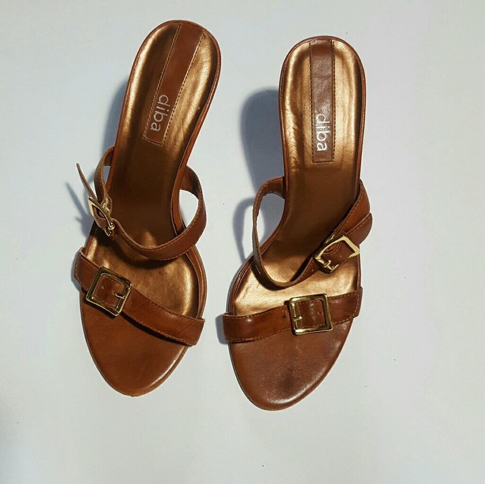 DIBA DOUBLE STRAP HEELS