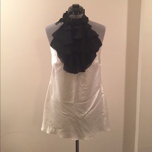 NWT Bisou Bisou halter blouse - L/G