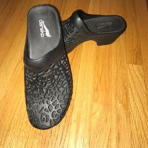 Dansko open-back, cut-out clogs