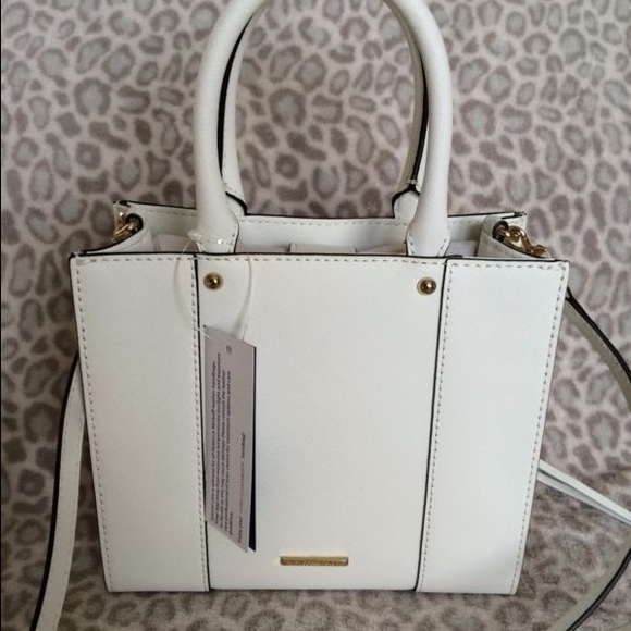 ❌NWT Rebecca Minkoff mini MAB tote, white 👜 - Picture 3 of 8
