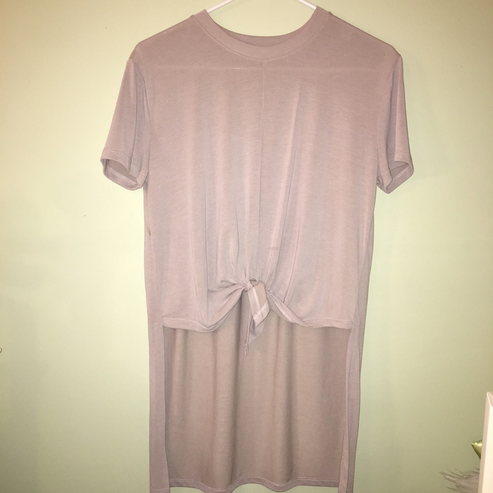 Free Press hi-lo crop top