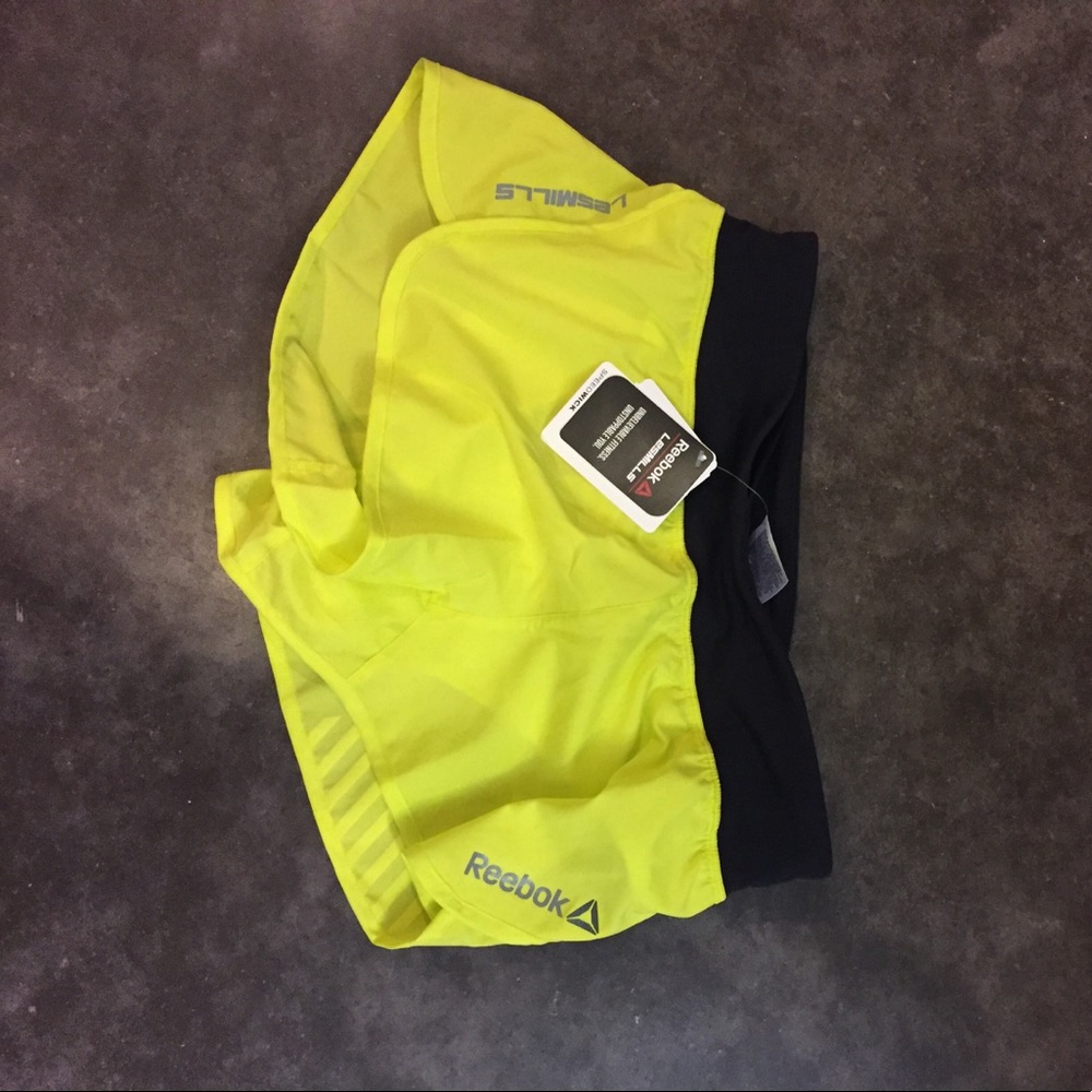 Reebok special edition athletic shorts w/ lining