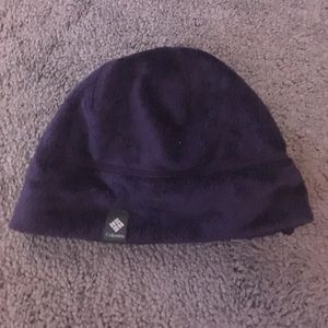 Purple winter hat