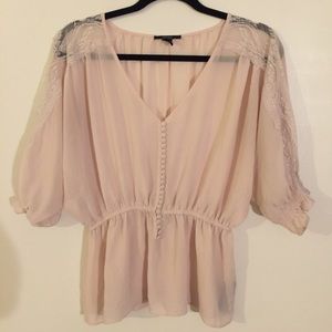 Cream boho top