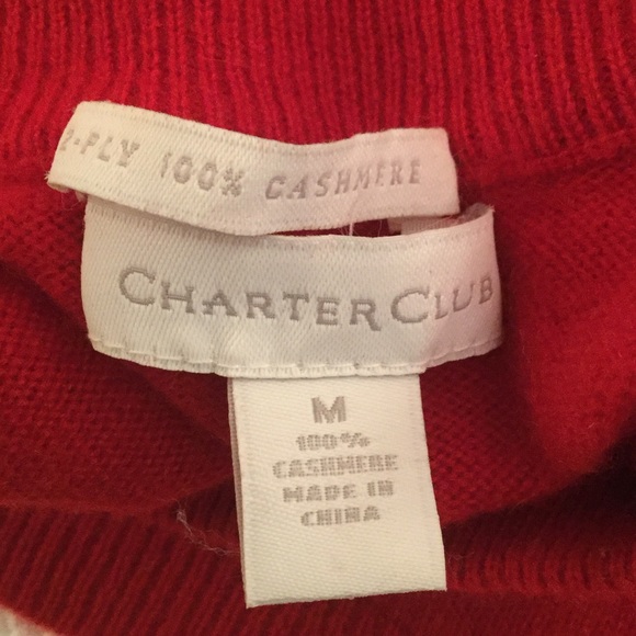 CHARTER CLUB 2-ply Cashmere Turtleneck sweater - Picture 2 of 2