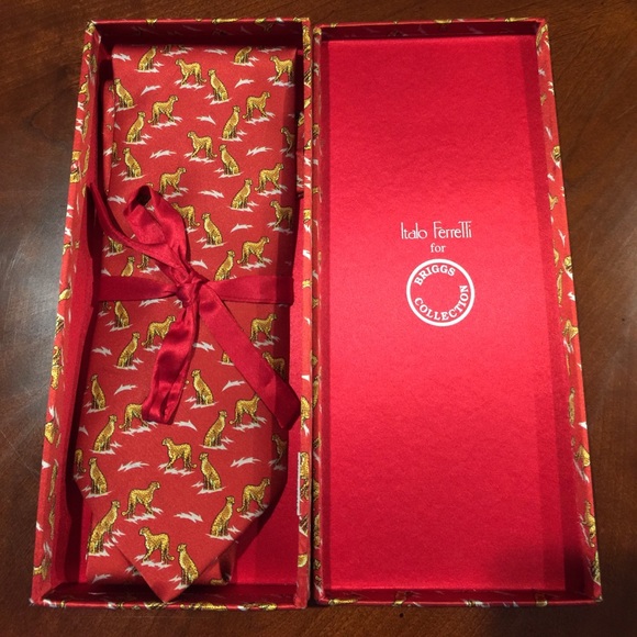 italo ferretti silk ties