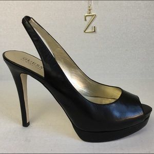 black slingback pumps closed toe