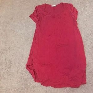 Deep red tunic