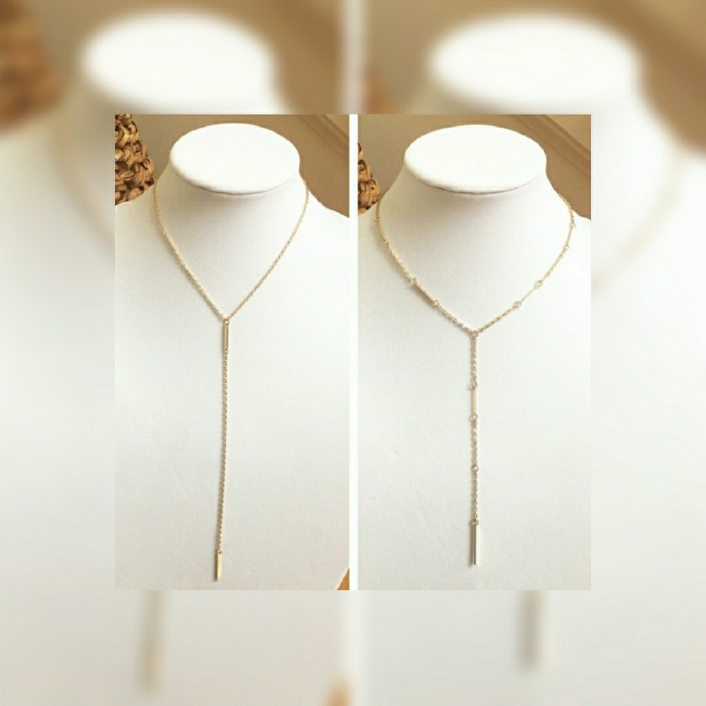 Gold Drop Necklaces