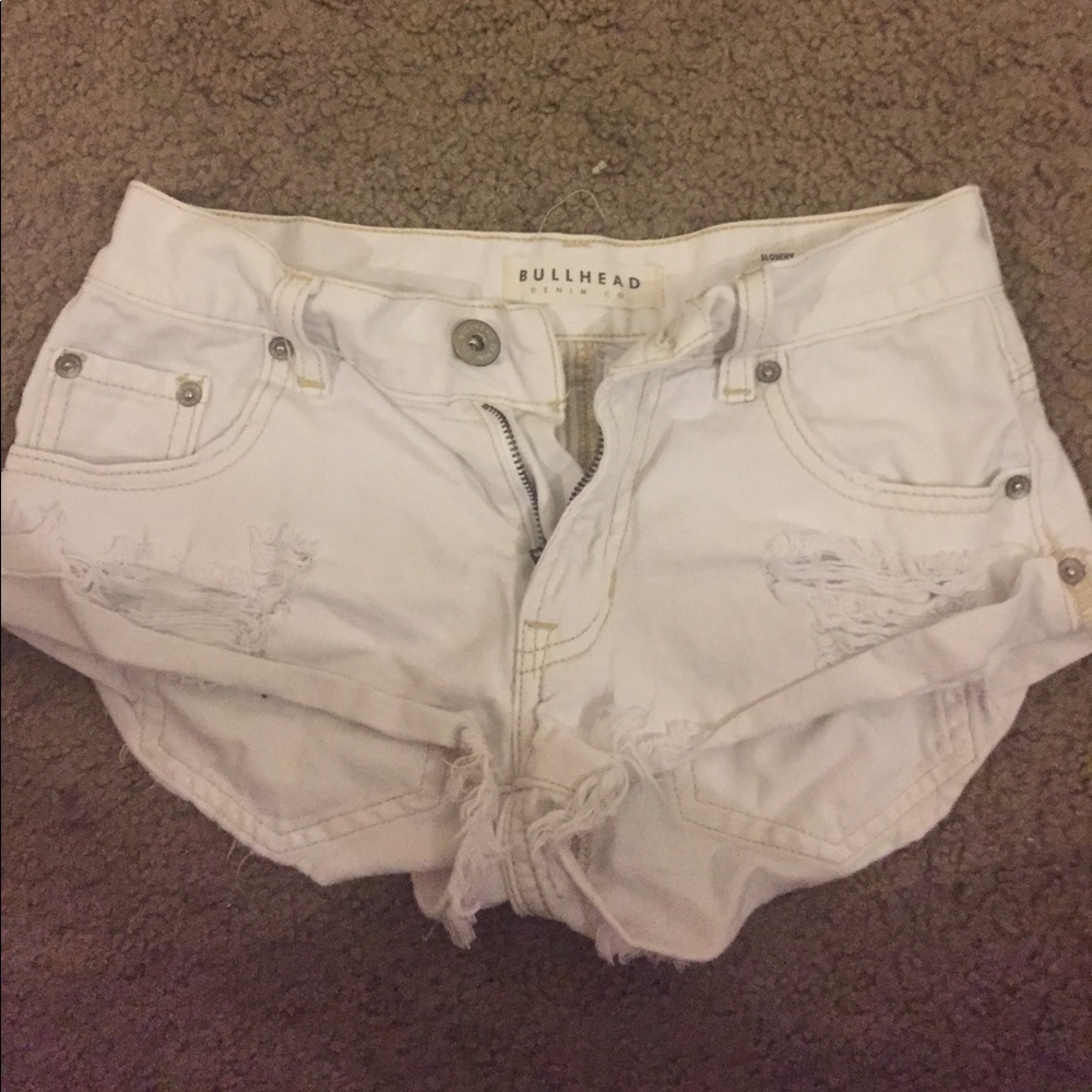 White shorts