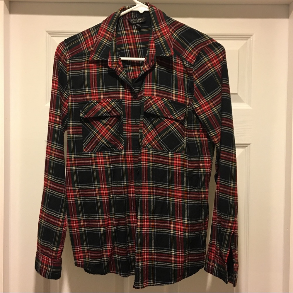 Topshop Plaid Shirt