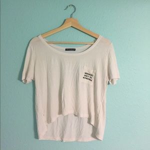 Brandy Melville mermaid white t shirt