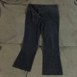 * Express Wide Leg Blue Jeans