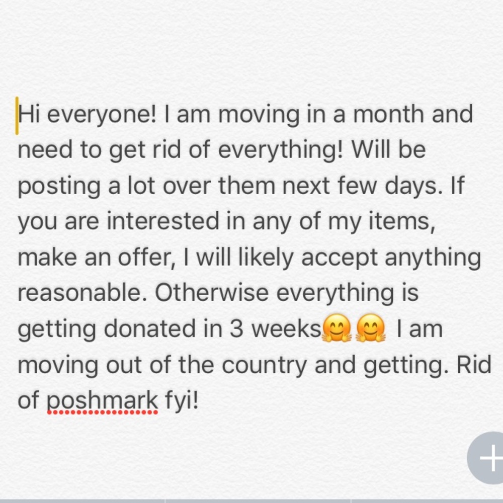 Closing Out My Closet! Donating everything in 3wks