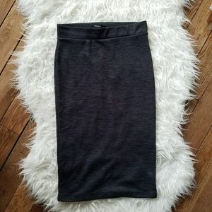 Forever 21 grey pencil skirt