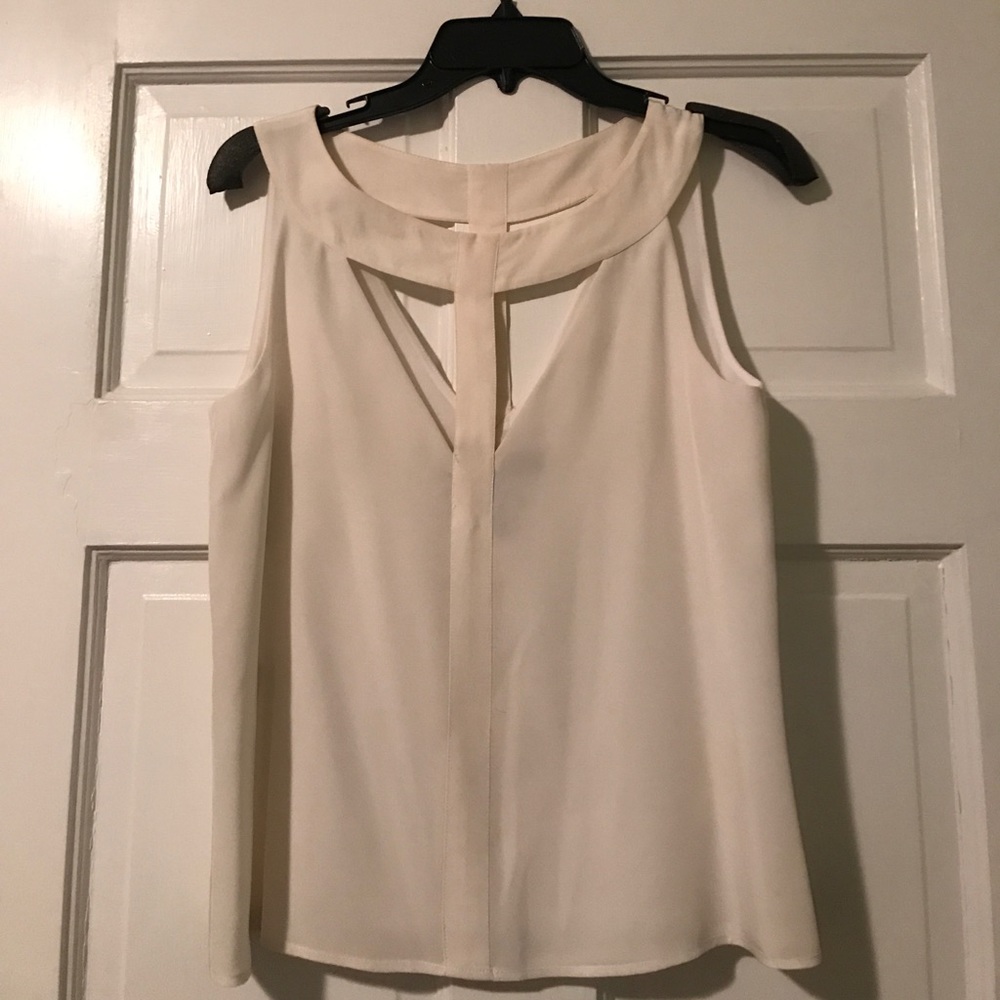 BCBG Max Azria White Nydia Top