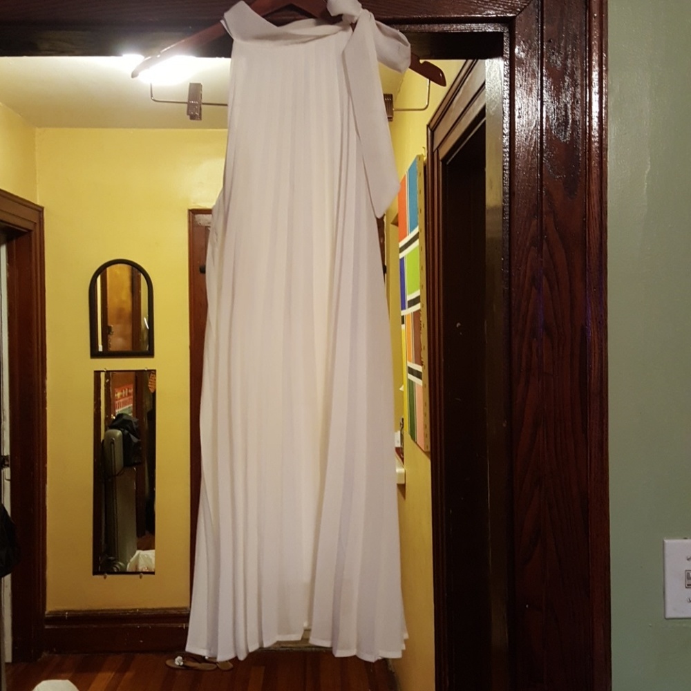 Polyester flowy dress