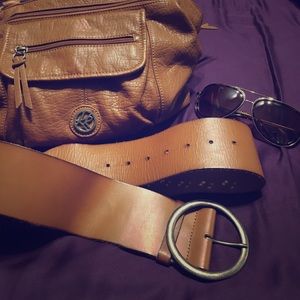 American Eagle Outfitters Genuine Leather Tan Belt