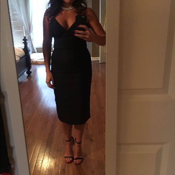 Sexy, black cocktail dress - Picture 7 of 10