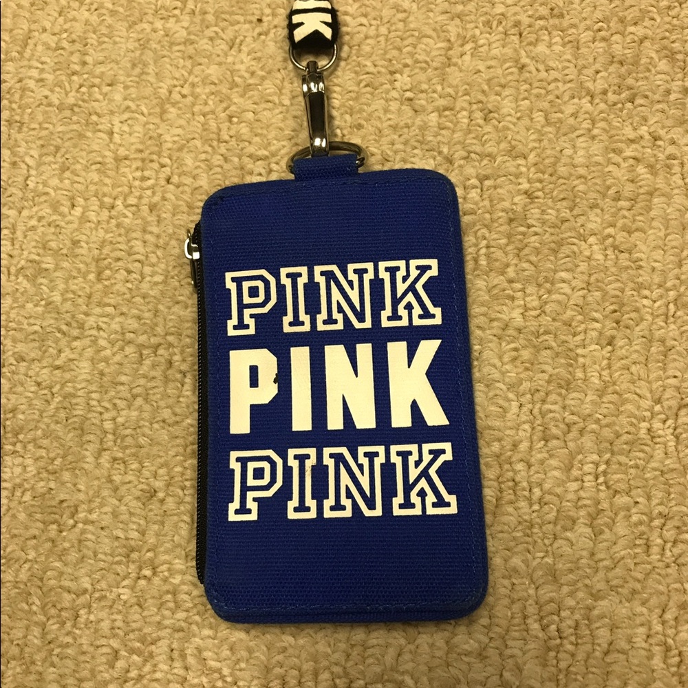 Pink lanyard
