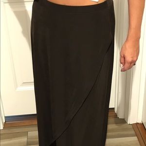 Wrap maxi skirt