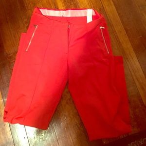 Zara bright red pants
