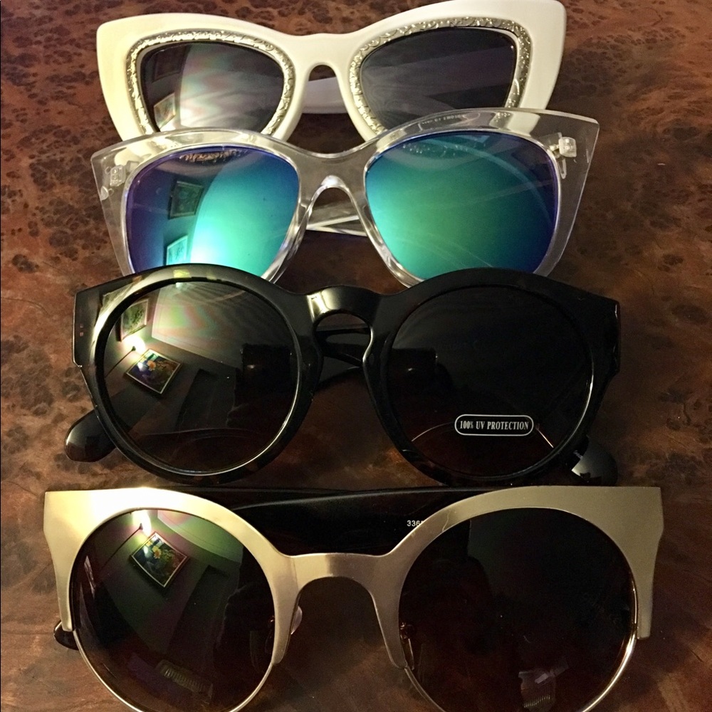 Bundle of Chic Aviator Cat Eye Sunglasses