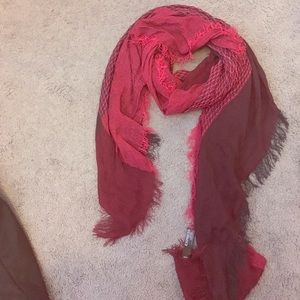 Pink scarf
