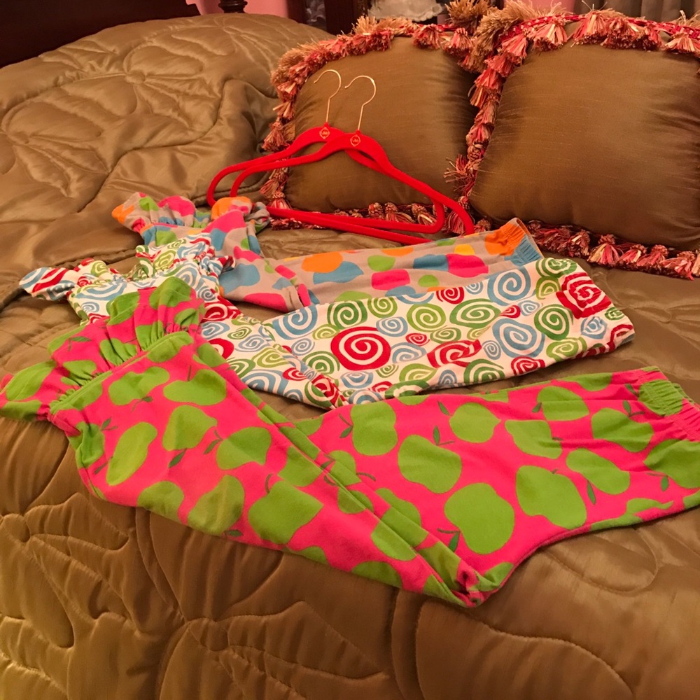 Kelly's Kids Bundle of sz 12 Girl's ruffle pants.