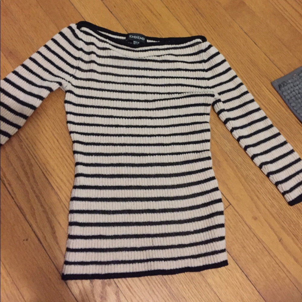 Bebe stripe top
