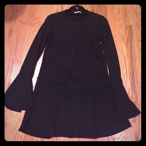 Black long sleeve dress