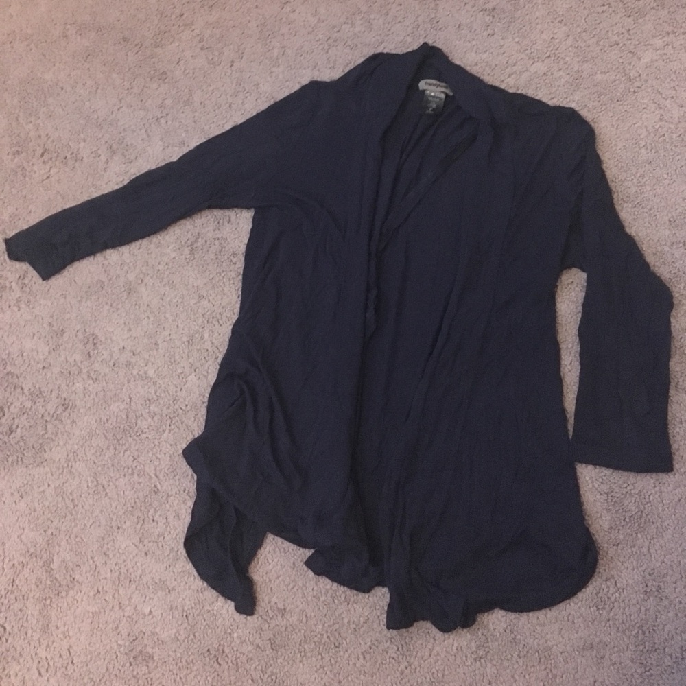 Blue cardigan